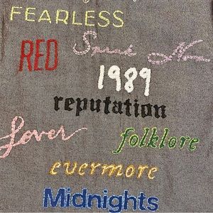 Taylor Swift customized, one of a kind The Eras Tour jacket!